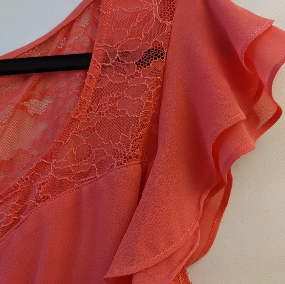 Torrid Flutter Sleeve Dress 1X - Picture 4 of 5